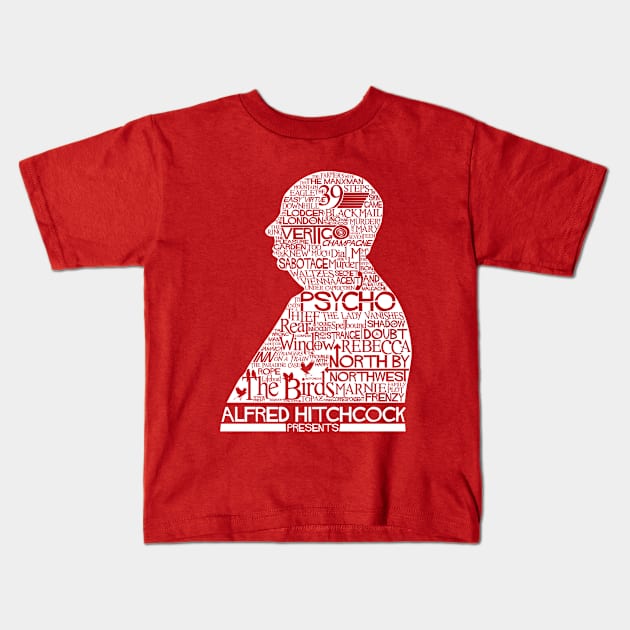 Alfred Hitchcock Presents... Kids T-Shirt by renduh